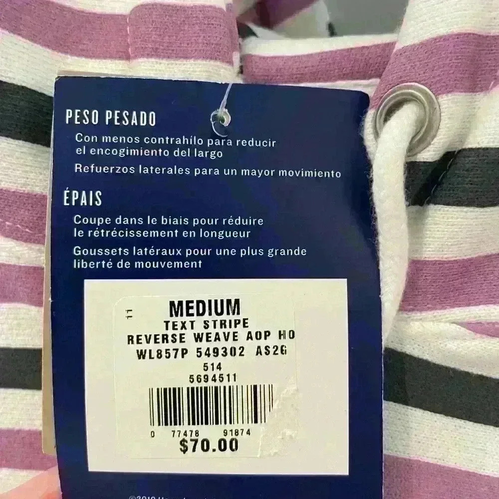 NWT Champion Women’s Reverse Weave All-Over Print Hoodie, Medium - Picture 13 of 15